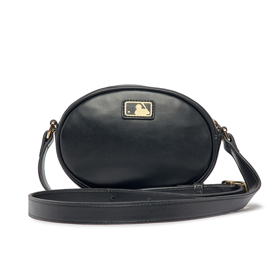 Túi Đeo Chéo MLB Kids Monogram Jacquard Rattan Cross Bag New York Yankees 7ACRMD233-50KBS Màu Đen