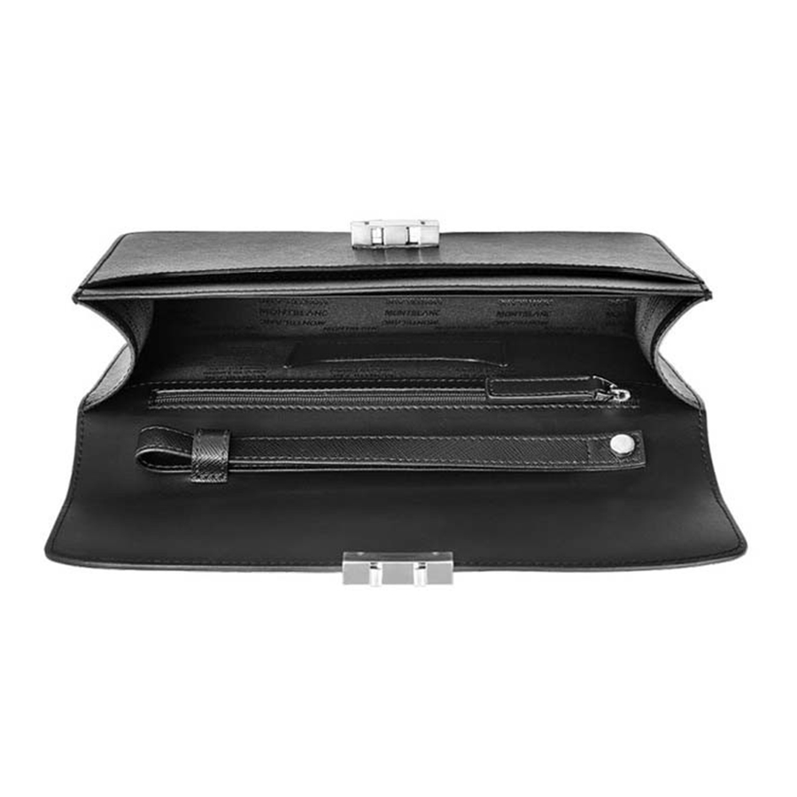 Túi Cầm Tay Nam Montblanc Sartorial Clutch Bag Black Màu Đen