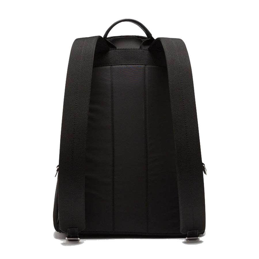 Balo Unisex Dolce & Gabbana D&G Vulcano Backpack In Nylon With Designers' Patches In Black Màu Đen