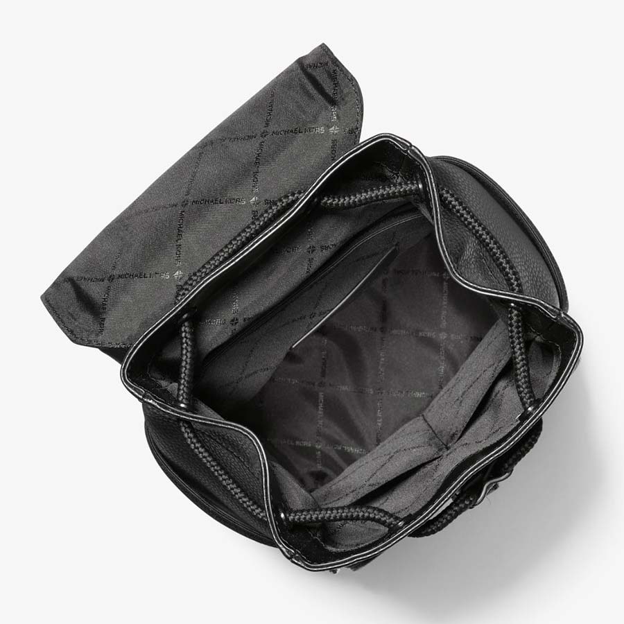 Balo Nam Michael Kors MK Men's Kent Logo Jacquard Nylon Sling Pack 37S3LKNC2O Màu Đen