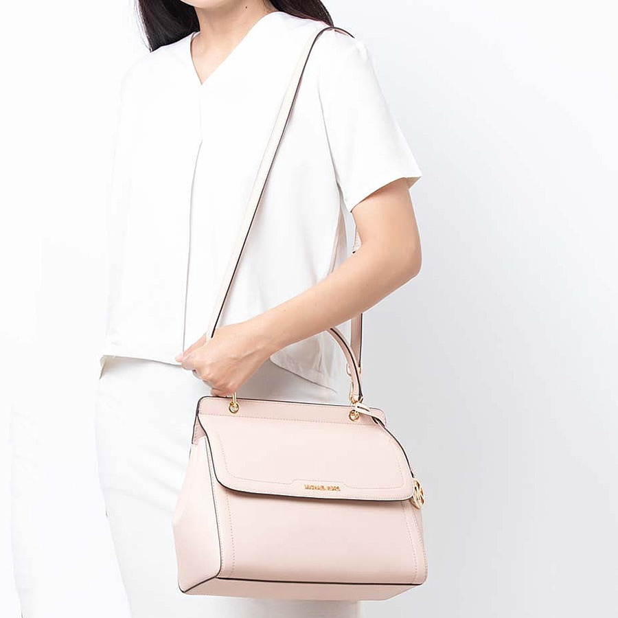 Túi Xách Michael Kors MK Talia Large Top Handle Satchel Ballet 38S0CAMS3L Màu Hồng Nhạt