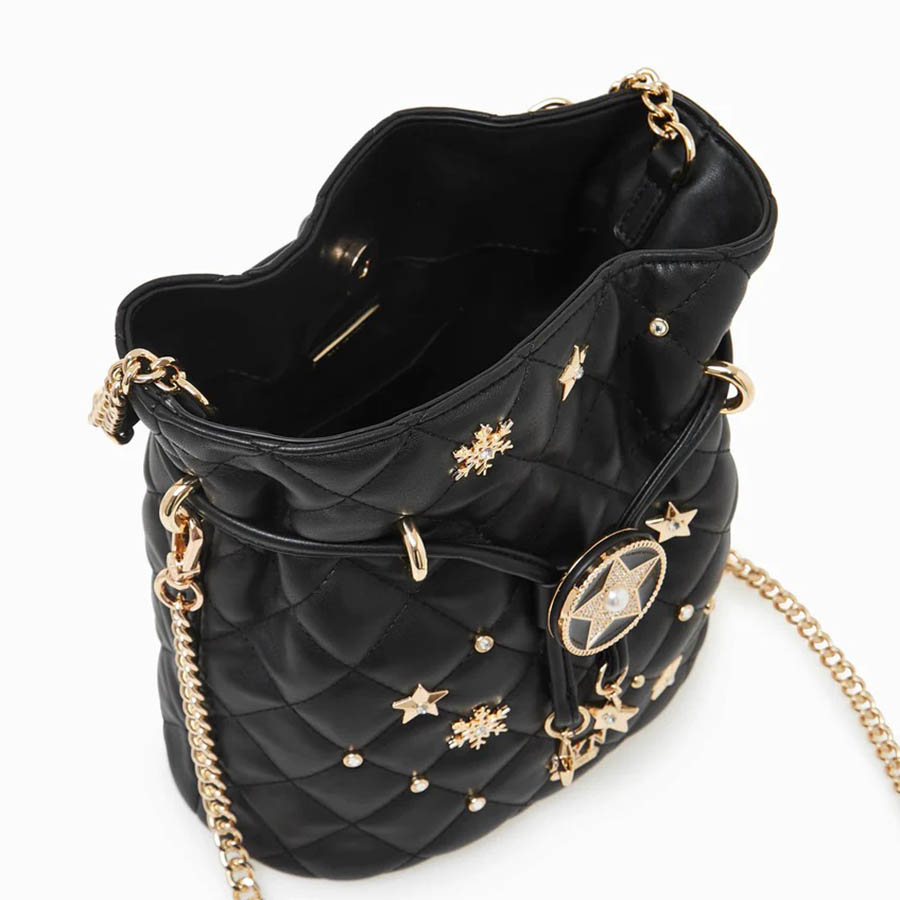 Túi Đeo Chéo Lyn Lil Star Bucket Bags LL23CBF153 Màu Đen