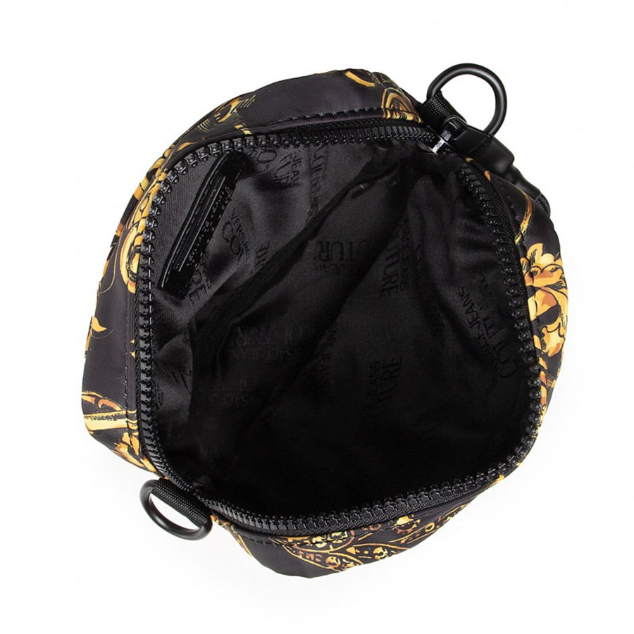 Túi Đeo Chéo Versace Jeans Couture Baroque Crossbody Bag Màu Đen Vàng