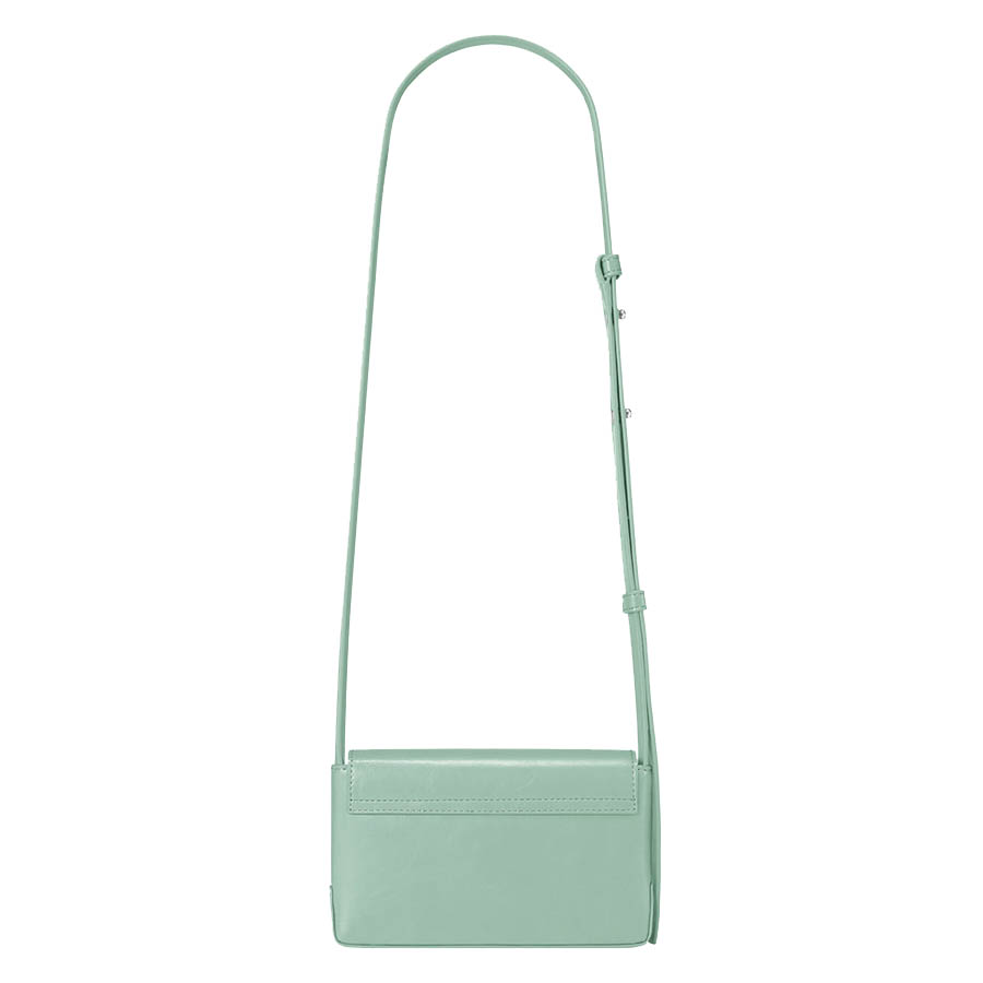 Túi Đeo Chéo Find Kapoor Marc Bag 18 Crinkled Màu Xanh Mint