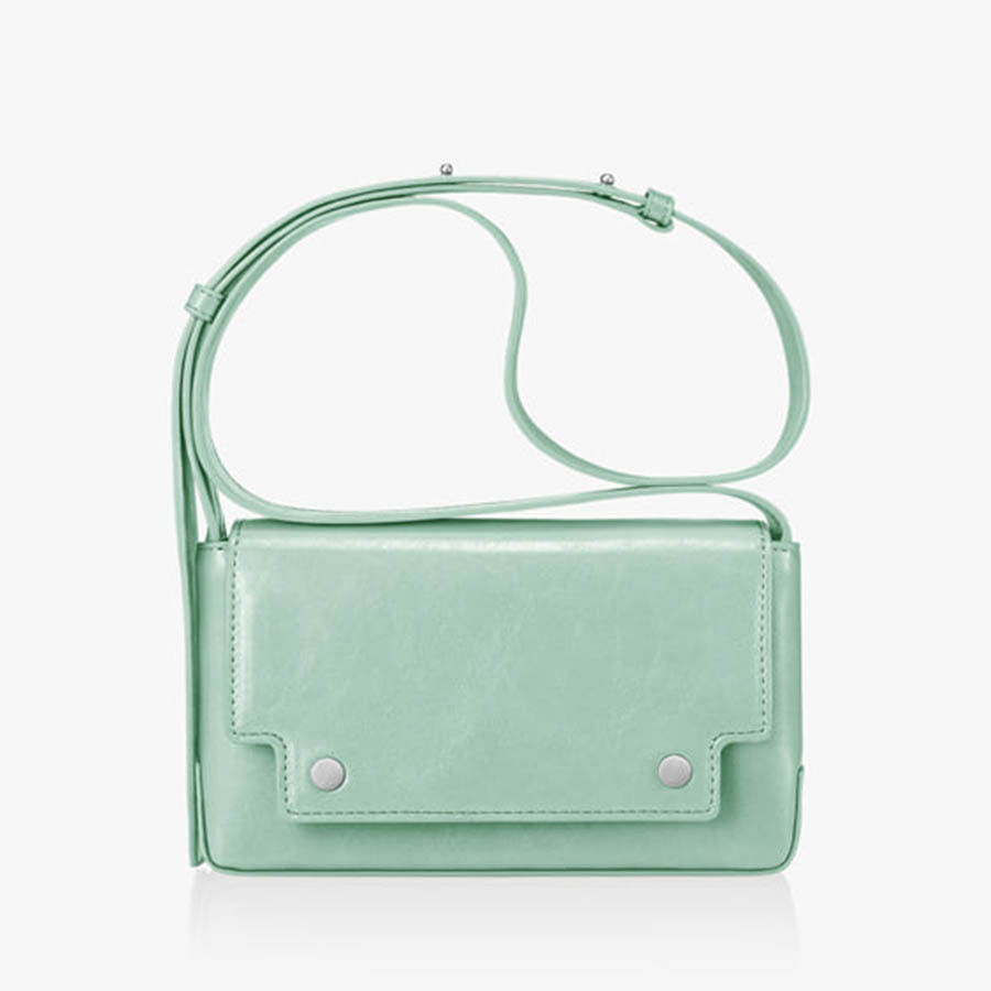 Túi Đeo Chéo Find Kapoor Marc Bag 18 Crinkled Màu Xanh Mint