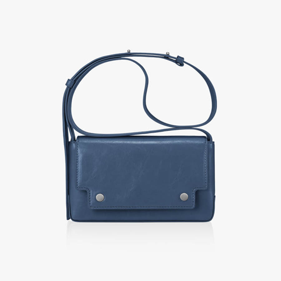 Túi Đeo Chéo Find Kapoor  Marc Bag 18 Crinkled Màu Xanh Navy