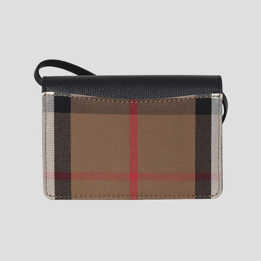 Túi Đeo Chéo Burberry Hamshire House Check Crossbody 80463161 Màu Nâu Đen