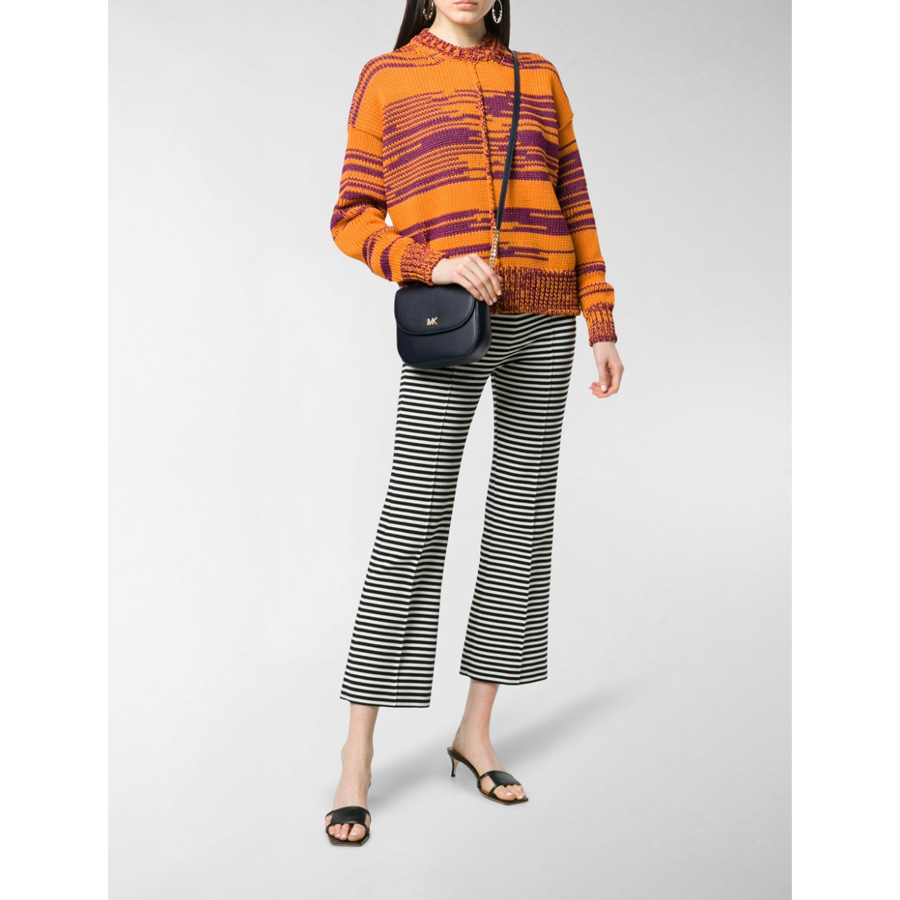 Túi Đeo Chéo Michael Kors Mott Crossbody Bag Màu Xanh Navy