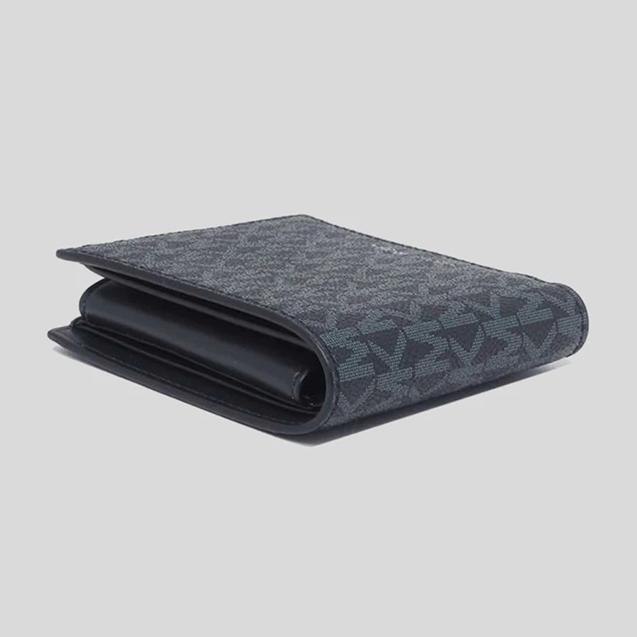 Ví Nam Michael Kors MK Cooper Billfold Wallet With Coin Pocket Admiral PL Blue 36U9LCRF3B Màu Xanh Navy