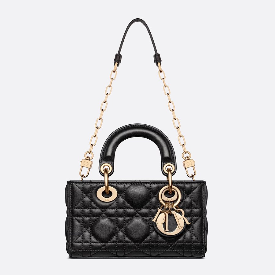 Túi Xách Tay Dior Micro Lady D-Joy Bag S0910ONGE_M900 Màu Đen