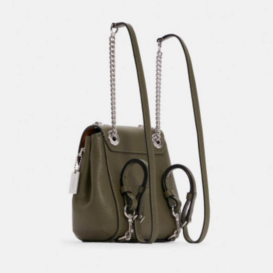 Balo Coach Convertible Mini Backpack Màu Xanh Olive