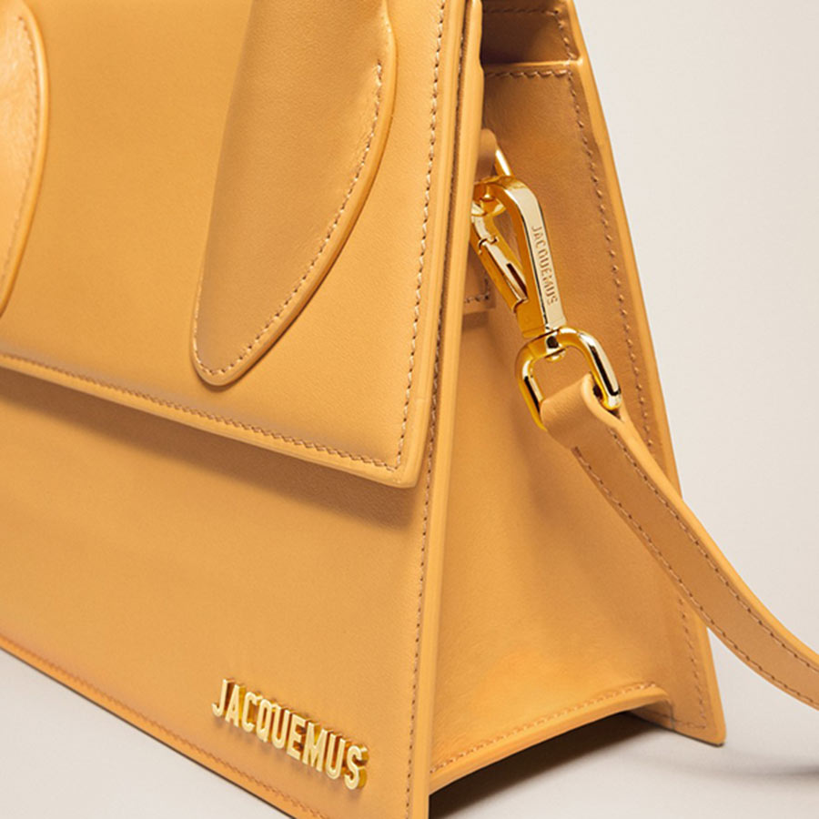 Túi Xách Jacquemus Le Grand Chiquito Large Signature Handbag Dark Yellow 213BA003-3060-290 Màu Vàng Nghệ