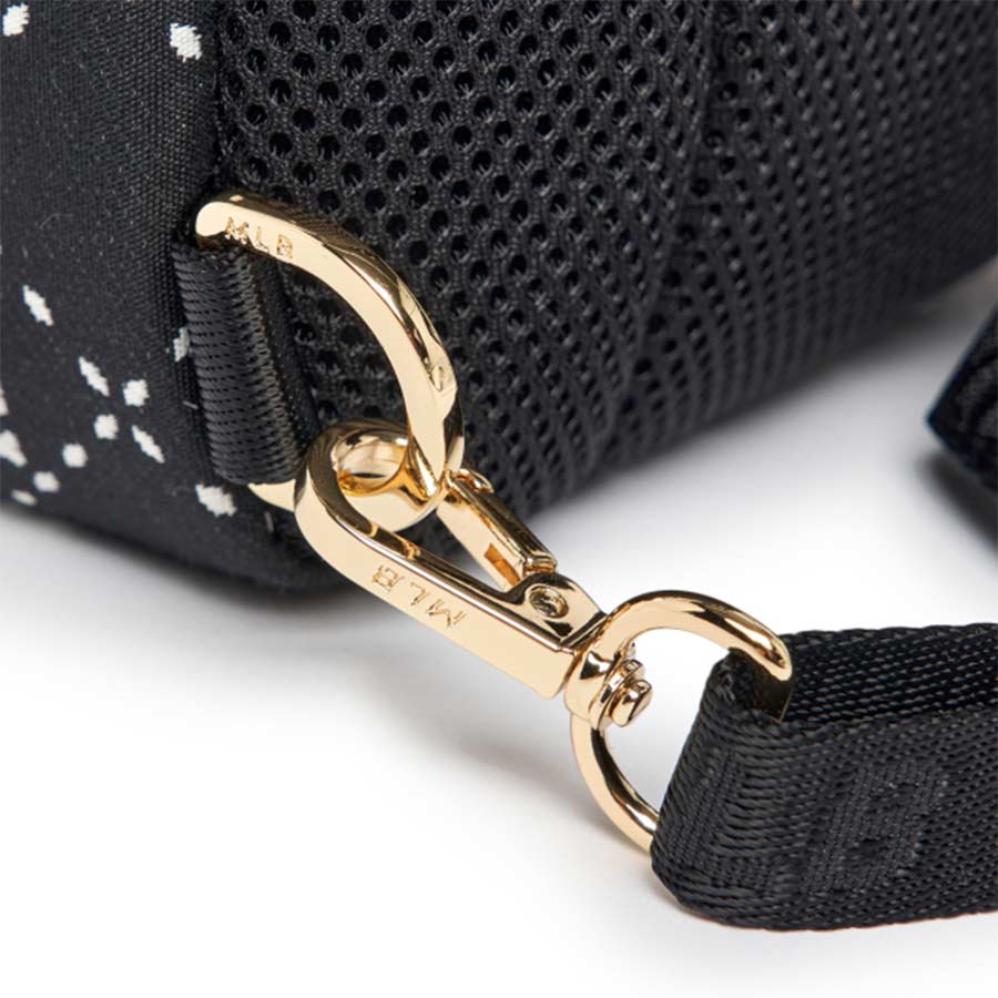 Balo Trẻ Em MLB Diamond Monogram Jacquard Mini Backpack New York Yankees 7ABKMD23N-50BKS Màu Đen