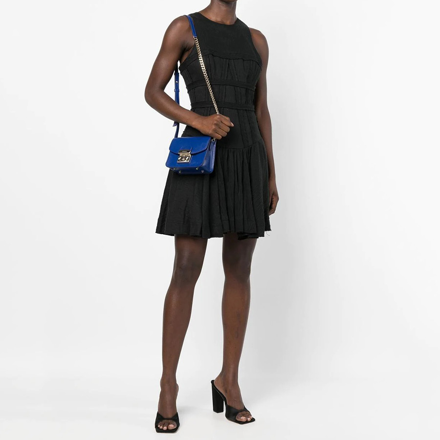Túi Đeo Chéo Furla Metropolis Mini Crossbody Màu Xanh Dương