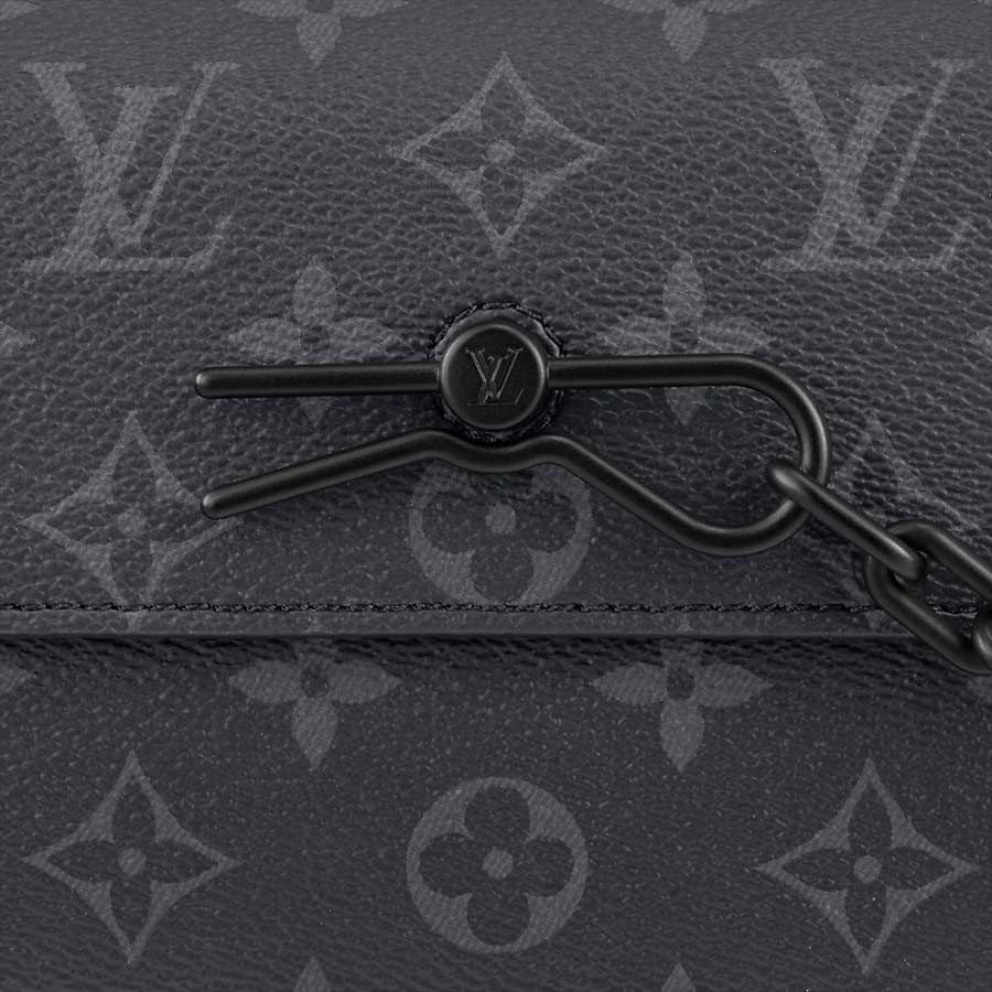 Túi Đeo Chéo Nam Louis Vuitton LV Steamer Wearable Wallet M81783 Màu Đen