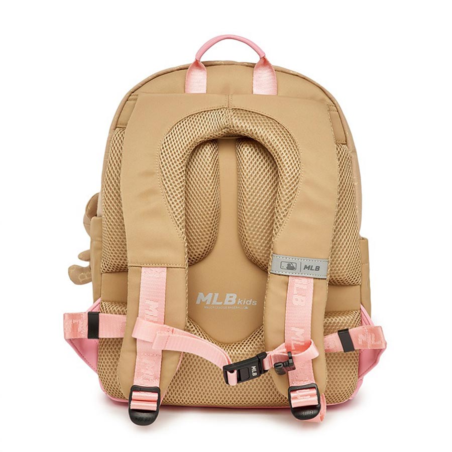Balo Trẻ Em MLB Classic Monogram Boston Red Sox 7ABKM023N-43GOS Màu Be Hồng