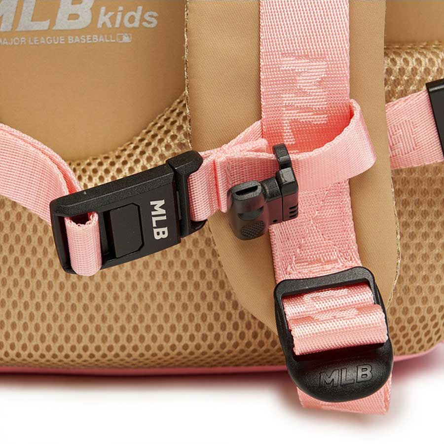 Balo Trẻ Em MLB Classic Monogram Boston Red Sox 7ABKM023N-43GOS Màu Be Hồng