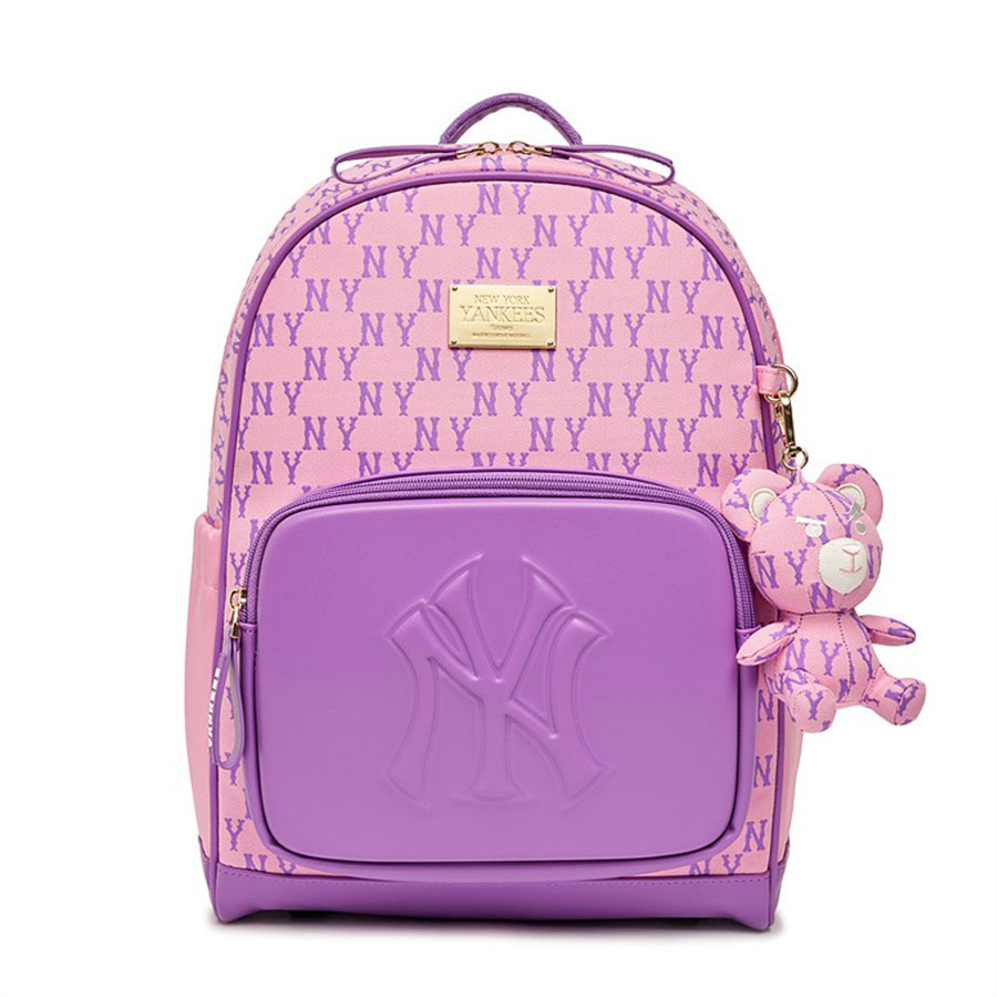 Balo Trẻ Em MLB Classic Monogram New York Yankees 7ABKM023N-50PKS Màu Hồng