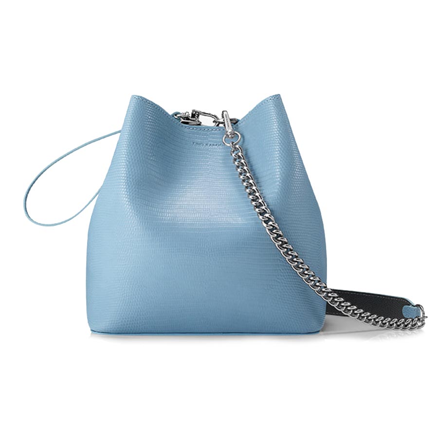Túi Đeo Chéo Nữ Find Kapoor Pingo Bag 20 Lizard Chain Set FBPG20ZCASB Màu Xanh Blue