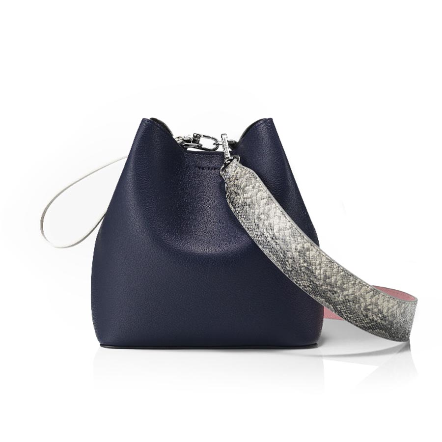 Túi Đeo Chéo Nữ Find Kapoor Pingo Bag 20 Basic Pythone Set FBPG20BYBNV Màu Xanh Navy