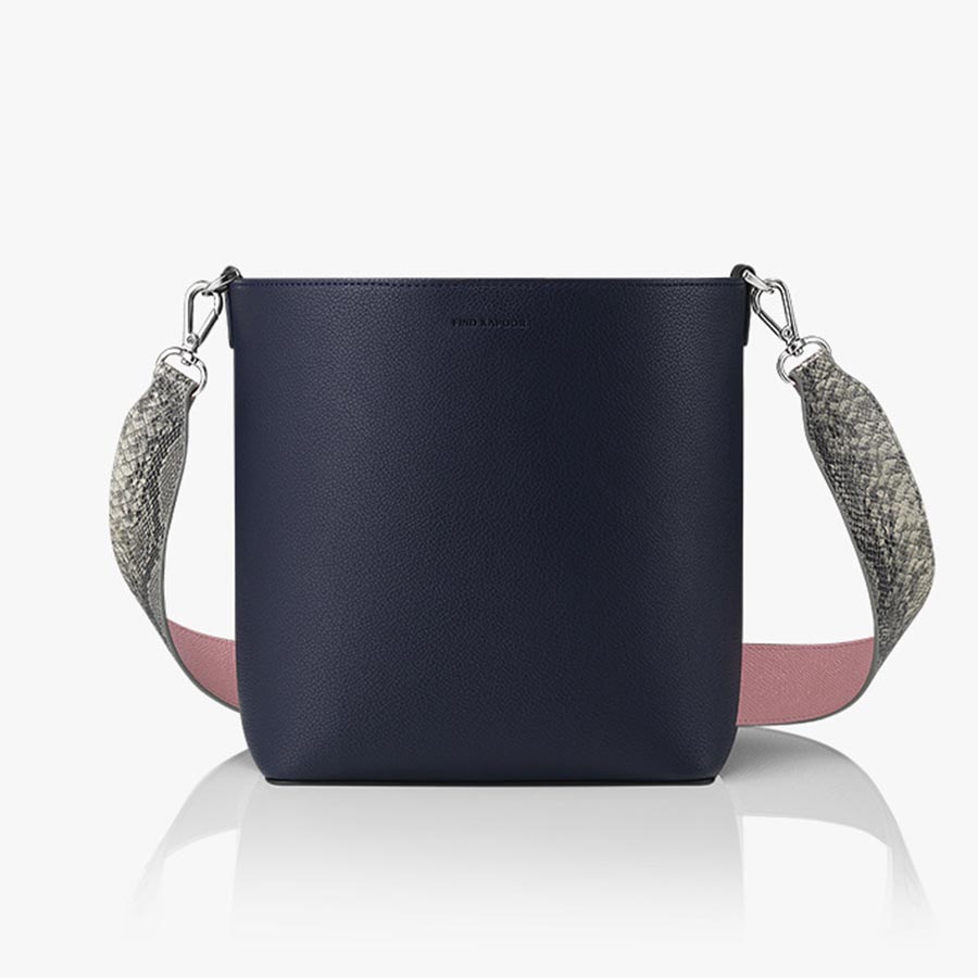 Túi Đeo Chéo Nữ Find Kapoor Pingo Bag 20 Basic Pythone Set FBPG20BYBNV Màu Xanh Navy