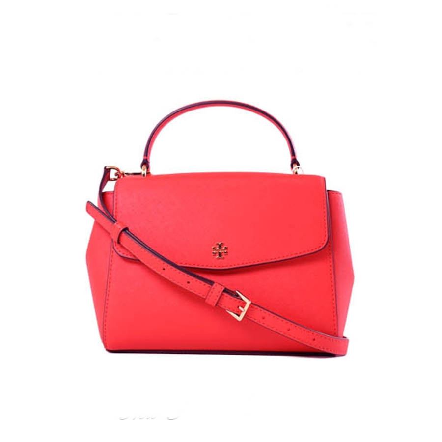 Túi Xách Tory Burch Emerson Anti-Scratch Flip Handle Màu Đỏ
