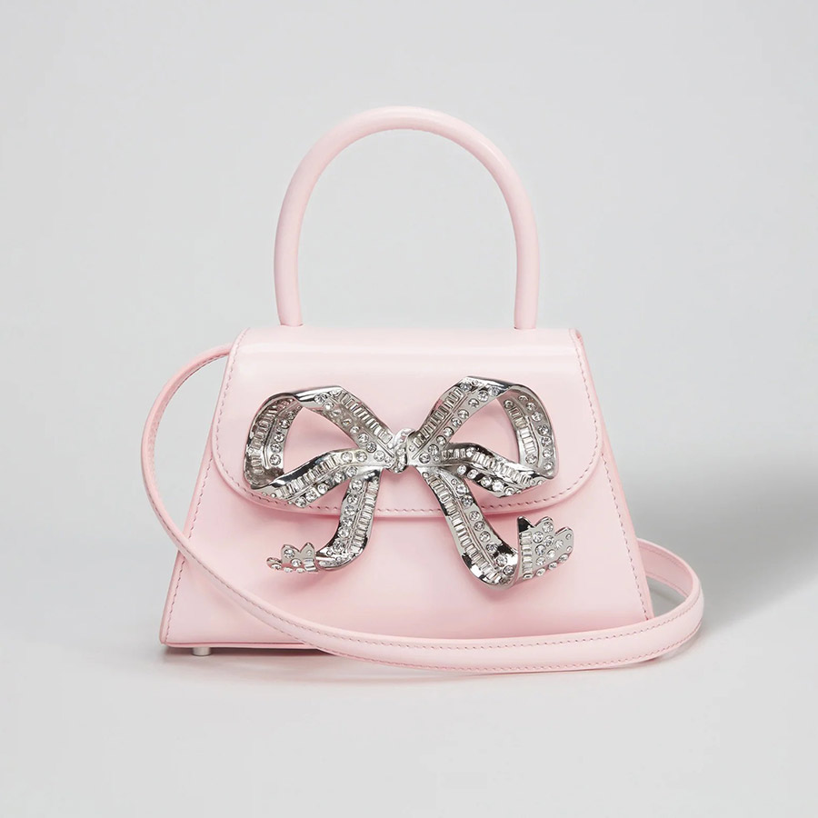 Túi Xách Self-Portrait Mini In Light Pink With Diamanté 301 LIGHT PINK Màu Hồng