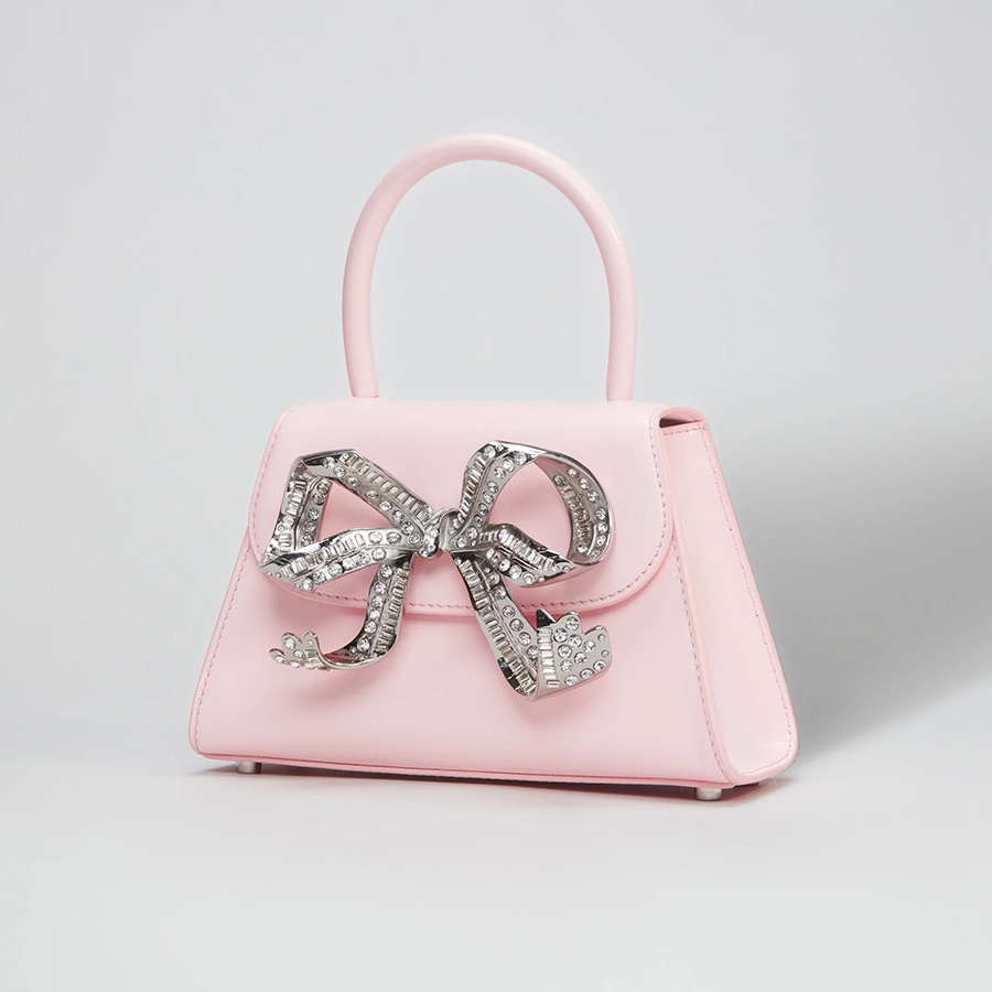 Túi Xách Self-Portrait Mini In Light Pink With Diamanté 301 LIGHT PINK Màu Hồng