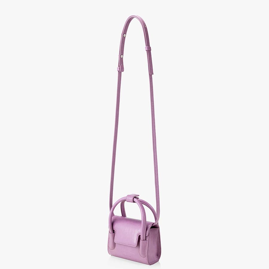 Túi Đeo Chéo Nữ Find Kapoor Marty 12 Crinkled FBMT12CR0VP Màu Tím