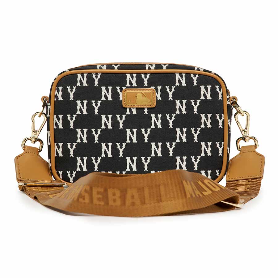 Túi Đeo Chéo Trẻ Em MLB Jacquard Monogram New York Yankees 7ACRM023N-50BKS Màu Đen