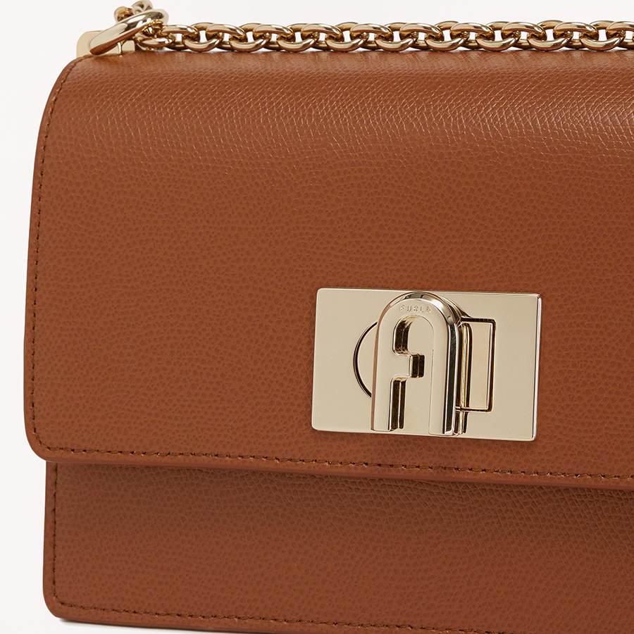 Túi Đeo Chéo Furla 1927 Crossbody Mini Cognac H Màu Nâu
