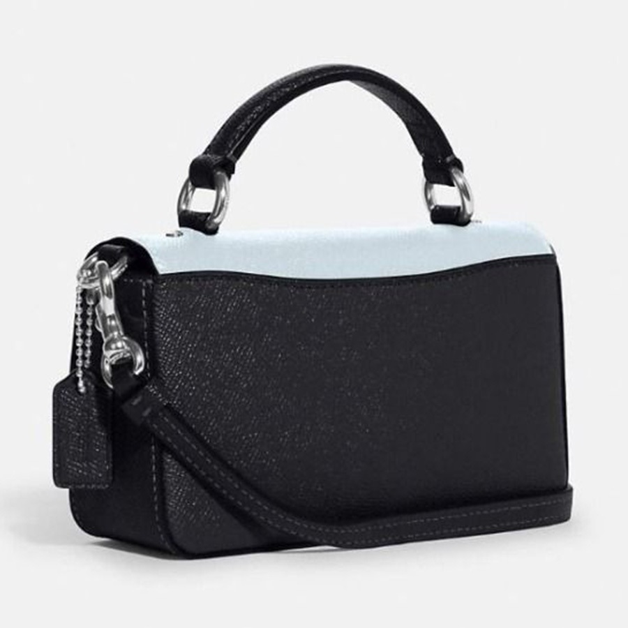 Túi Đeo Chéo Coach Mini Josie Top Handle Crossbody In Colorblock Phối Màu Xanh Đen