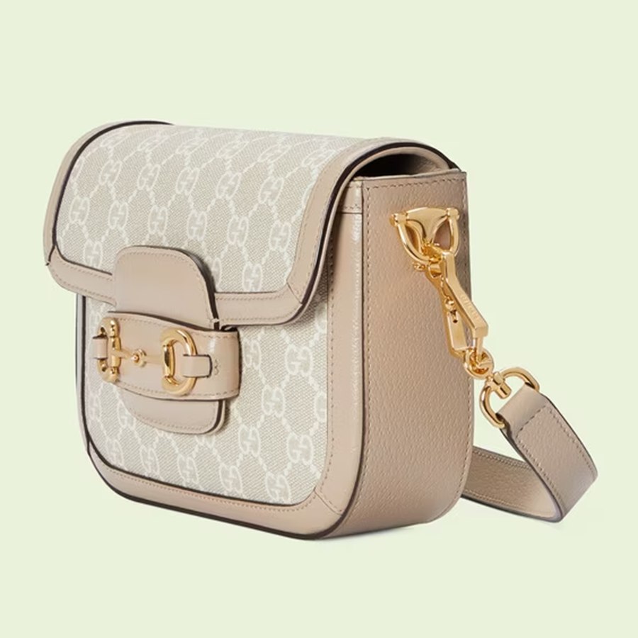 Túi Đeo Chéo Gucci Horsebit 1955 GG Mini Bag 658574 UULAG 9682 Màu Begie