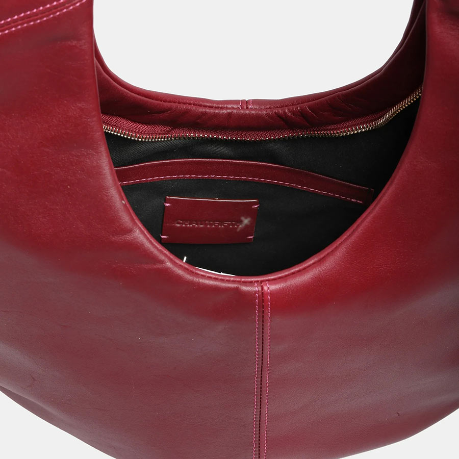 Túi Xách Chautfifth Raindrop (Da Thật) Màu Đỏ