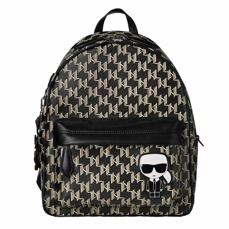 Balo Karl Lagerfeld K/Ikonik Monogram Backpack Màu Đen