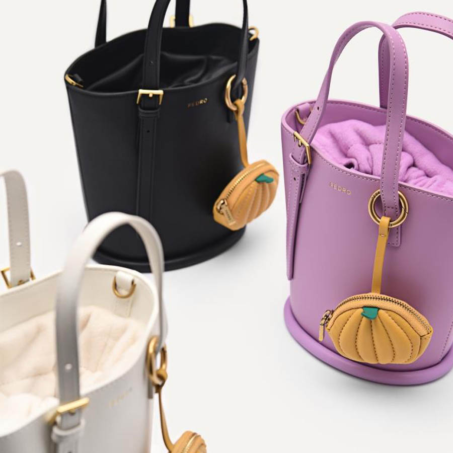 Túi Xách Pedro Duvall Mini Bucket Bag PW2-15060011 Màu Trắng