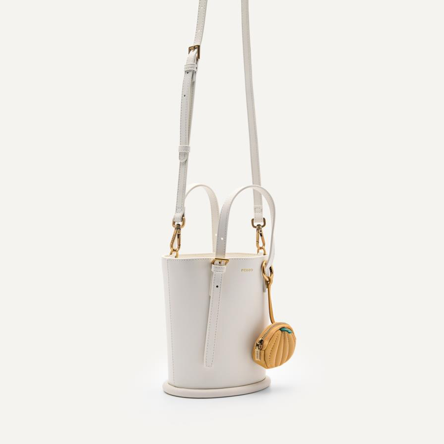 Túi Xách Pedro Duvall Mini Bucket Bag PW2-15060011 Màu Trắng