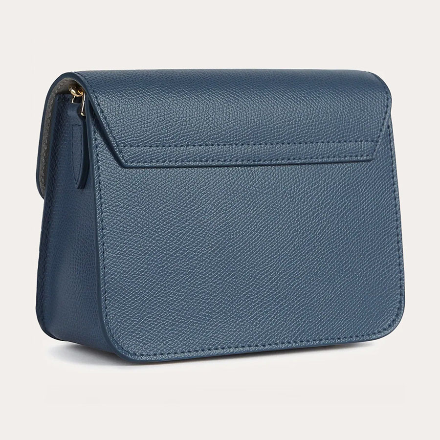 Túi Đeo Chéo FurlaBorsa Metropolis Mini Ares Màu Xanh Denim