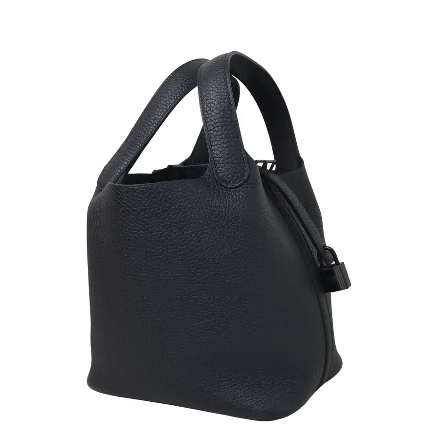 Túi Xách Hermès Picotin 18 So Black Màu Đen