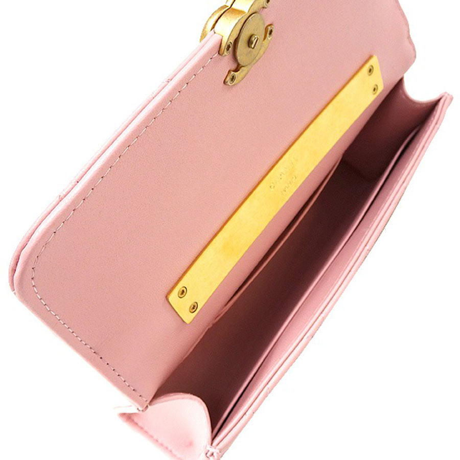 Túi Xách Chanel Shoulder Bag Pink With Matelasse Coco Mark Handle Màu Hồng