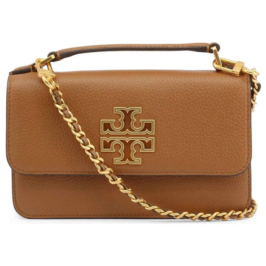 Túi Đeo Chéo Tory Burch Britten Mini Top Handle 73507 Màu Nâu