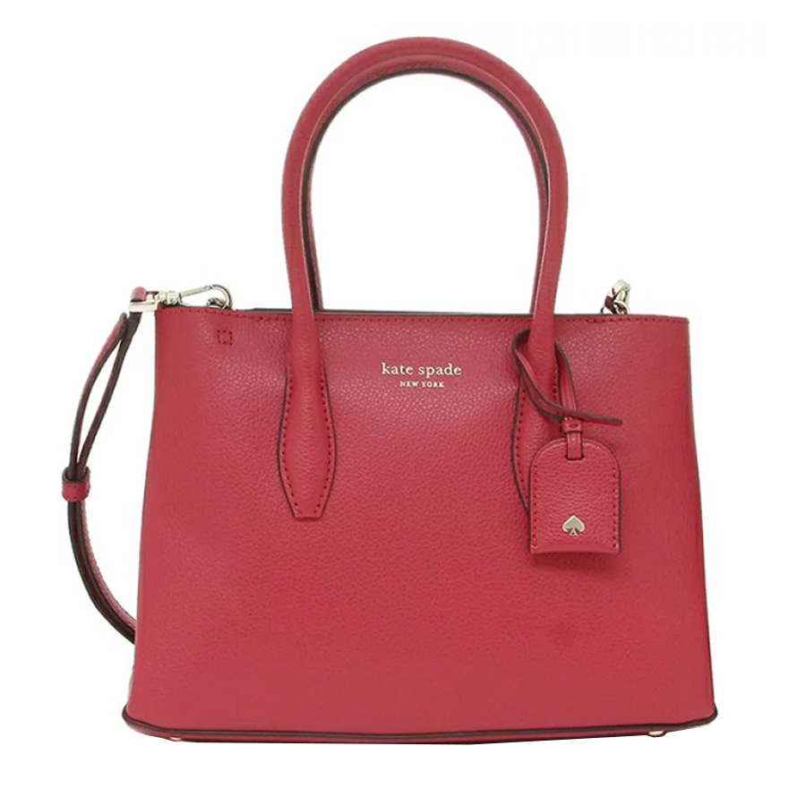 Túi Xách Kate Spade Small Top Zip Satchel WKRU6114 Màu Đỏ Hồng
