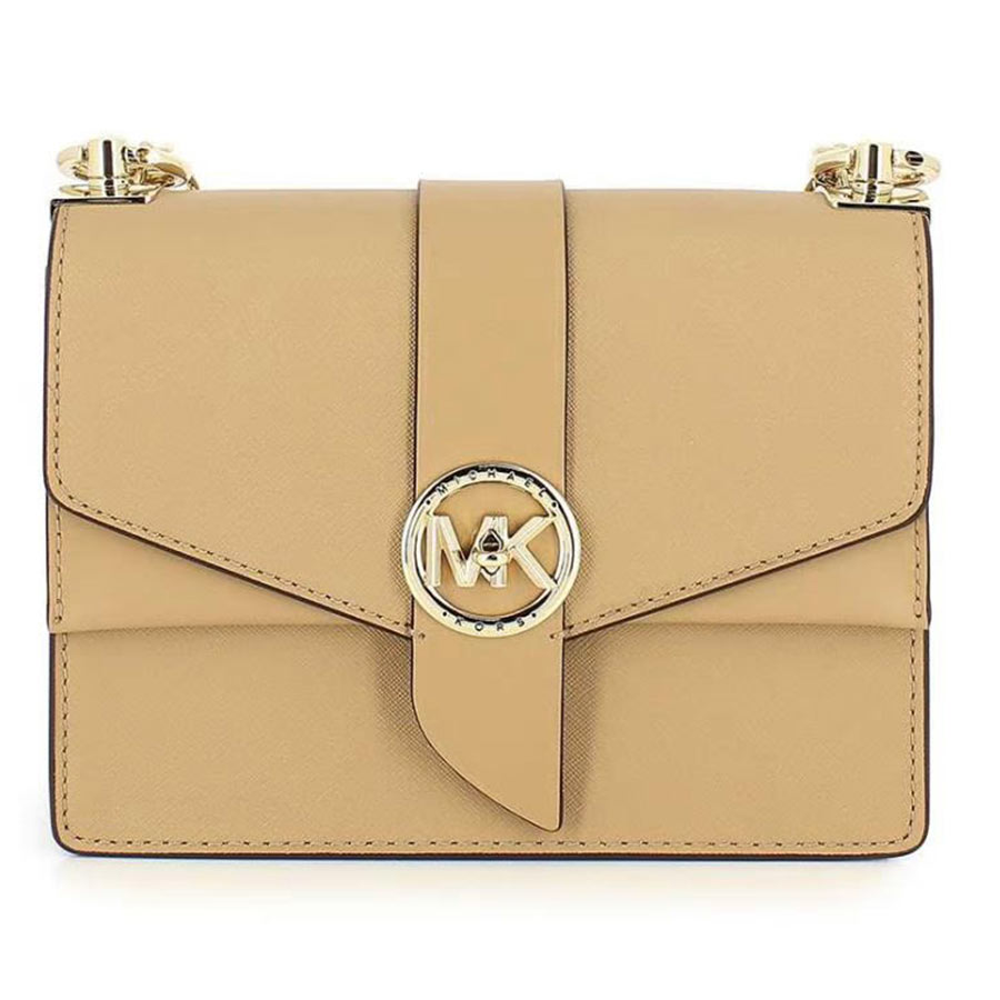Túi Đeo Chéo Michael Kors MK Greenwich Camel 32T1LGRC5l Màu Camel