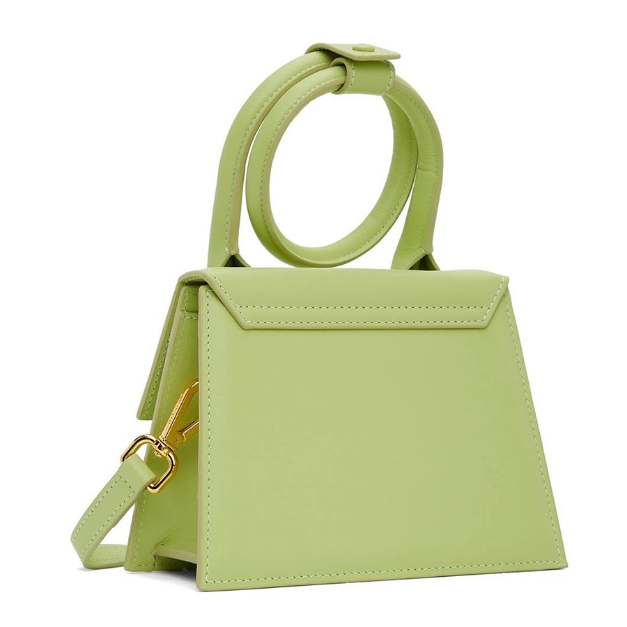 Túi Xách Tay Jacquemus La Montagne 'Le Chiquito Noeud' 221553F046019 Màu Xanh Bơ Size 18