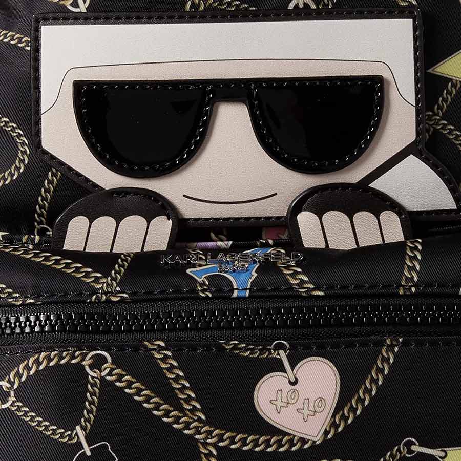 Balo Karl Lagerfeld Backpack Phối Màu Họa Tiết