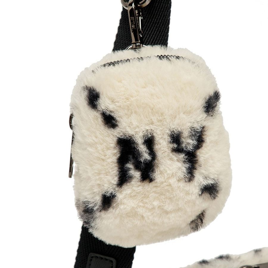 Túi Đeo Chéo MLB Dia Monogram Fur Cross Bag New York Yankees 3ACRM1026-50CRS Màu Trắng