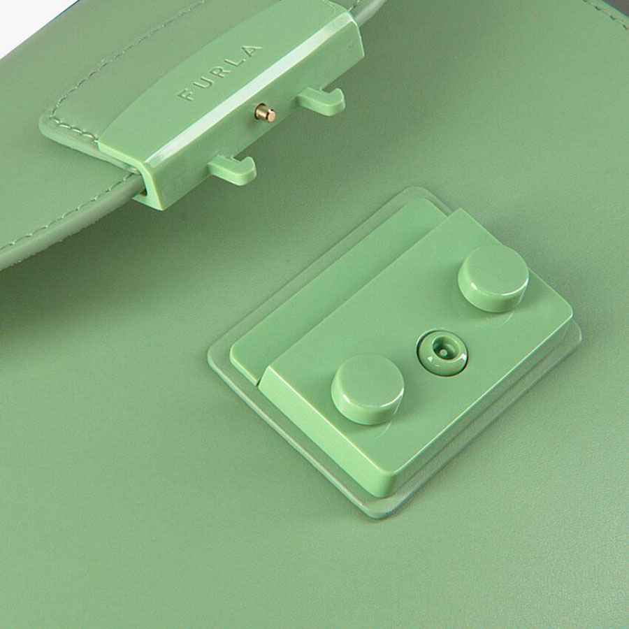 Túi Đeo Chéo Furla Metropolis Mini Crossbody Batl Xanh Giada