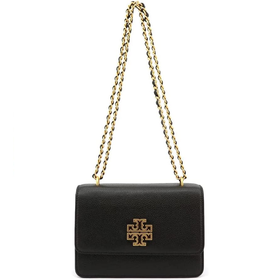 Túi Đeo Chéo Tory Burch Britten Chain Wallet Shoulder Bag Màu Đen Size 26