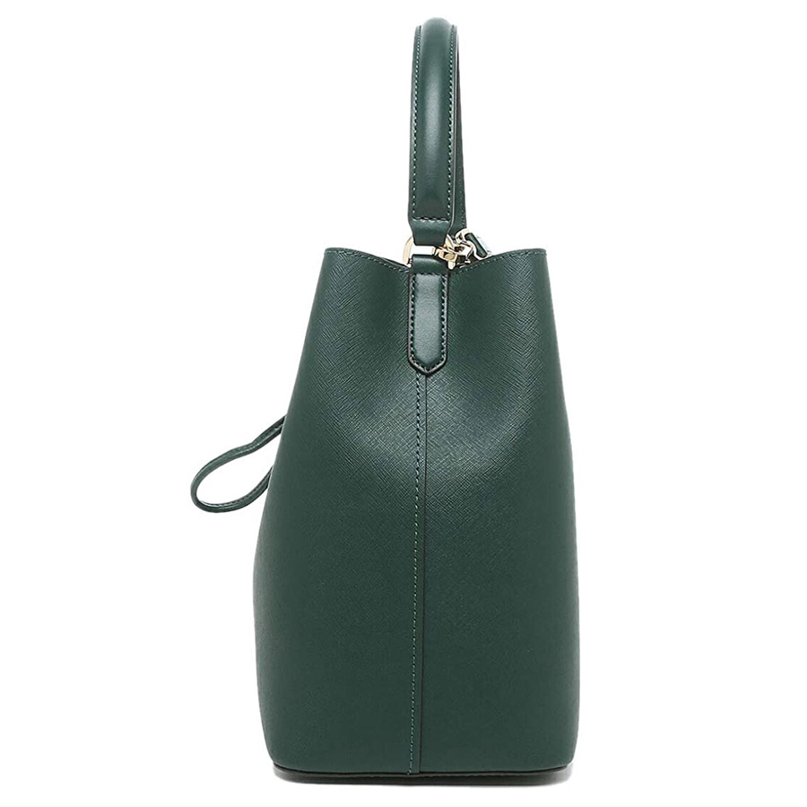 Túi Đeo Chéo Michael Kors MK Suri Large Tank Messenger Leather 35F0GU2M7T Màu Xanh Green Size 24