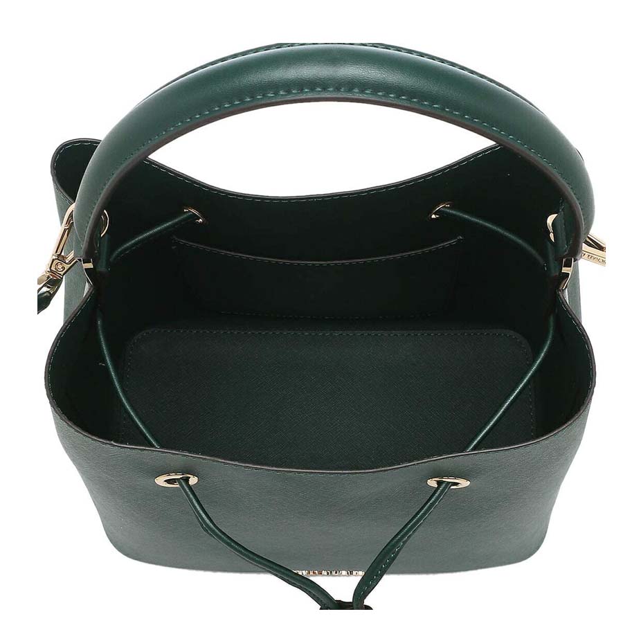 Túi Đeo Chéo Michael Kors MK Suri Large Tank Messenger Leather 35F0GU2M7T Màu Xanh Green Size 24